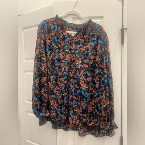 philosophy floral blouse